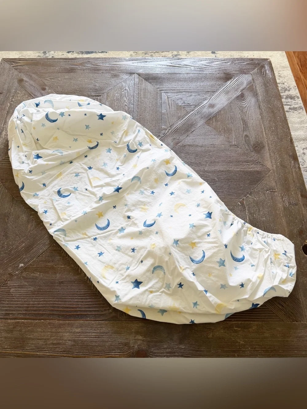 Pottery Barn Kids Cotton Celestial Crib Skirt Fitted Sheet Set